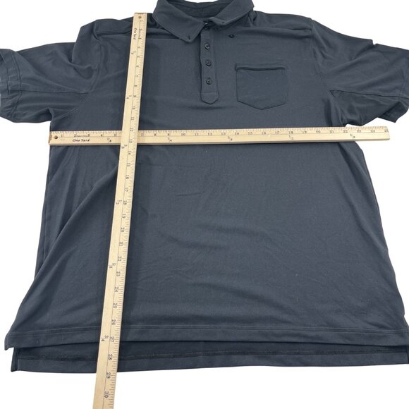 Under Armour Mens HeatGear Polo Shirt 2XL Black Polyester - Picture 4 of 5